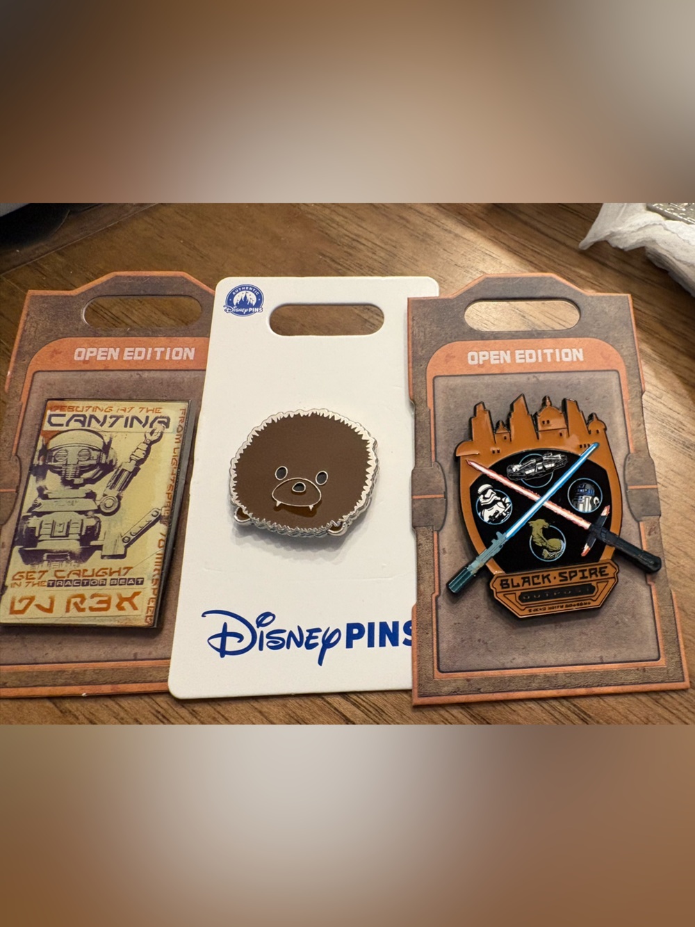 Disney Star Wars Authentic Pins-Lot of 3